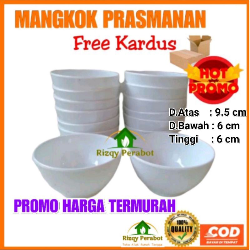 MANGKOK PRASMANAN PUTIH 3.5/ MANGKUK KECIL MELAMINE/ MANGKOK SUP / MANGKUK MINI / MURAH FREE KARDUS/