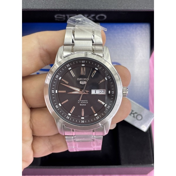 seiko 5 snkm87k1 original silver