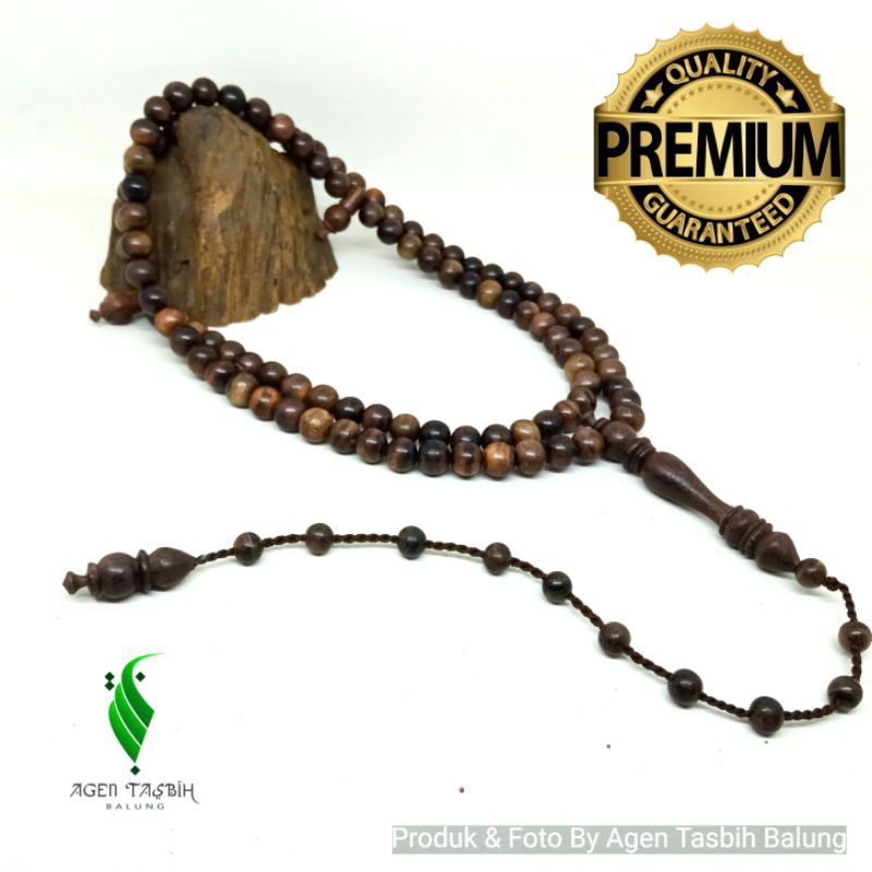 Tasbih Kayu Sonokeling ORIGINAL!! Size 8mm