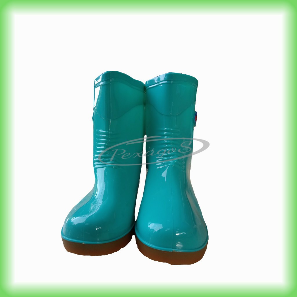 AP BOOTS PENDEK 21cm SEPATU BOOTS WANITA PENDEK SEPATU BOOT KARET PENDEK ANTI AIR HUJAN ((21cm))