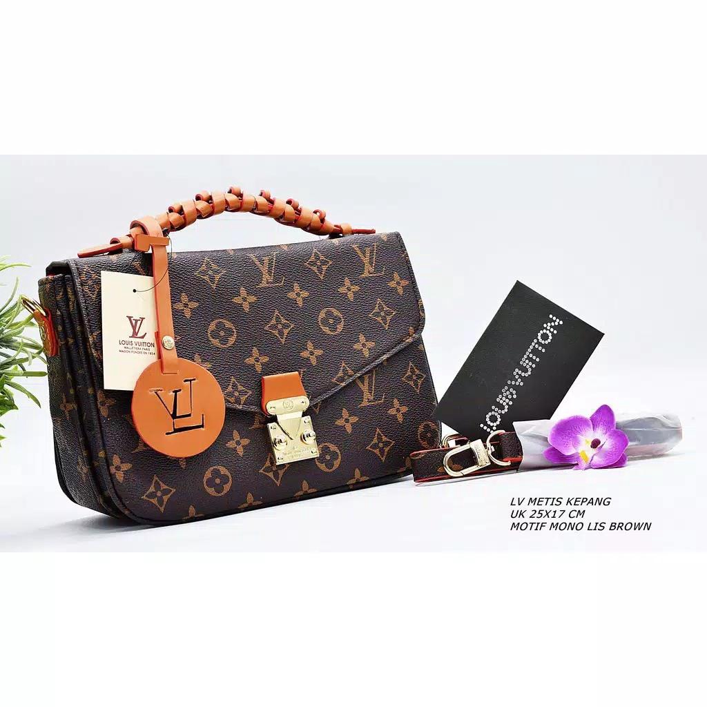 PROMO  TAS WANITA PREMIUM TAS SELEMPANG TAS LV METIS KEPANG TAS BATAM FULL EMBOS DALAM BLUDRU
