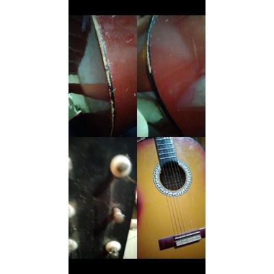 Gitar akustik Yamaha second// free senar baru