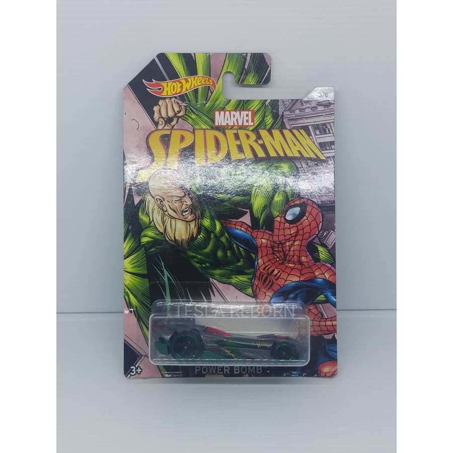 Hot Wheels Marvel Spiderman Spider Man - Power Bomb