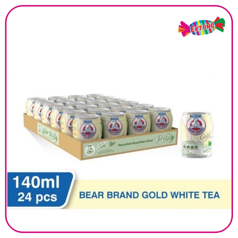 

NESTLE BEAR BRAND GOLD 1 DUS WHITE MALT & TEA 140 ml x 24 pcs - White Tea