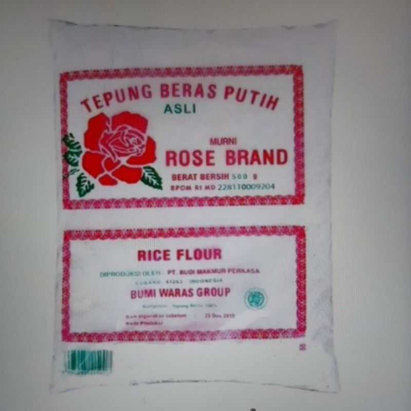 

tepung beras rose brand 500 gr