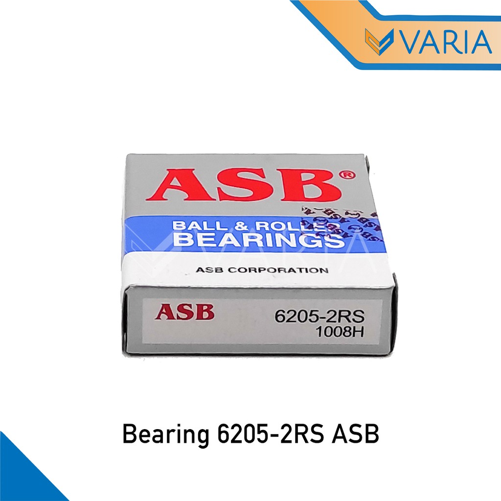 Bearing / Laher 6205 2RS Tutup Karet Double ASB