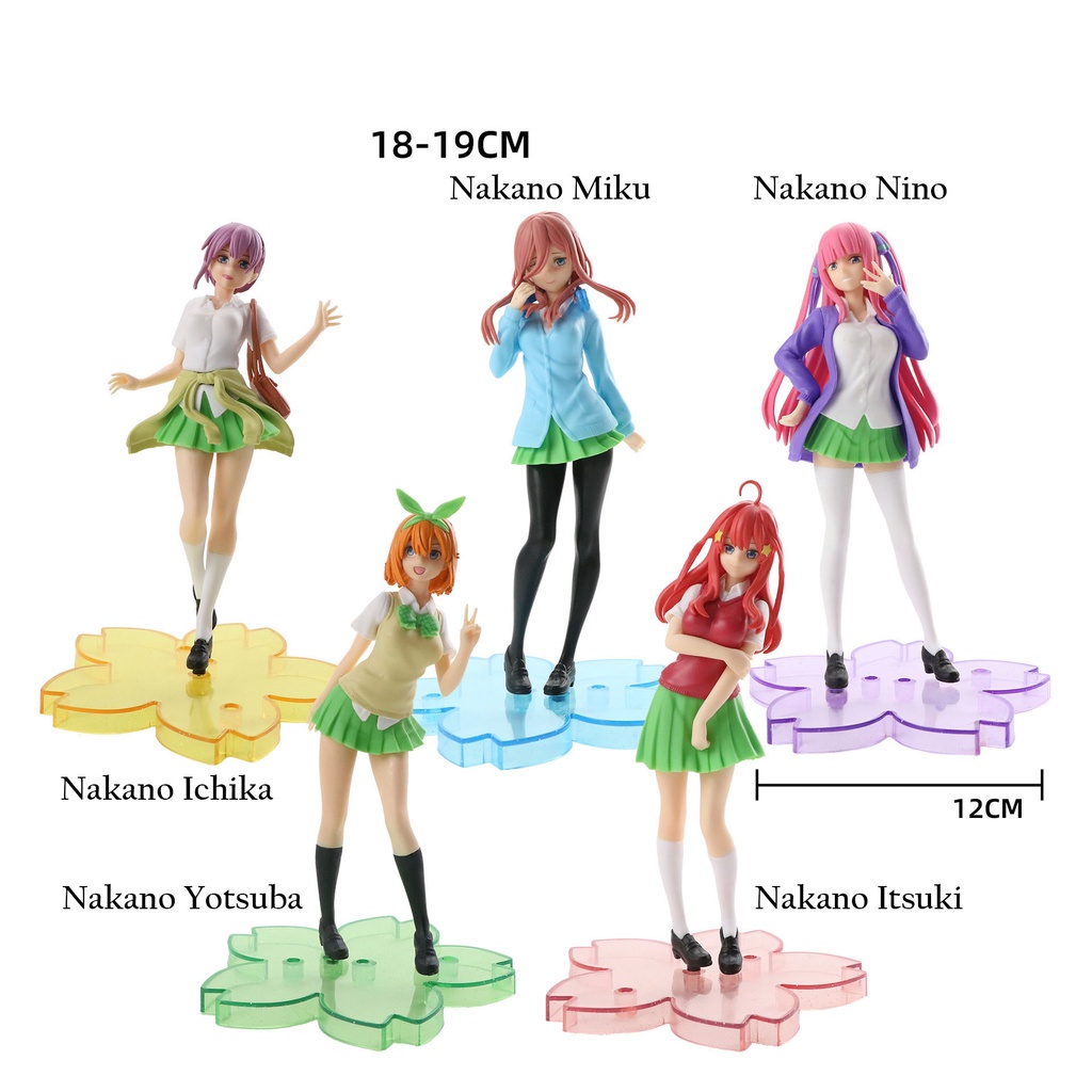 Gotoubun No Hanayome Nakano Miku Itsuki Ichika Nino Yotsuba Action Figure