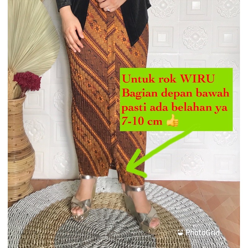 rok plisket batik parang strip marun ungu dan kemeja / sarimbit / couple