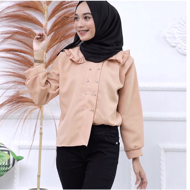 BLOUSE TOMISHA / BLOUSE KANCING WANITA TERMURAH