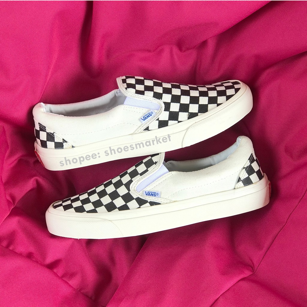 OBRAL SEPATU VANS SLIPON OG CHECKERBOARD