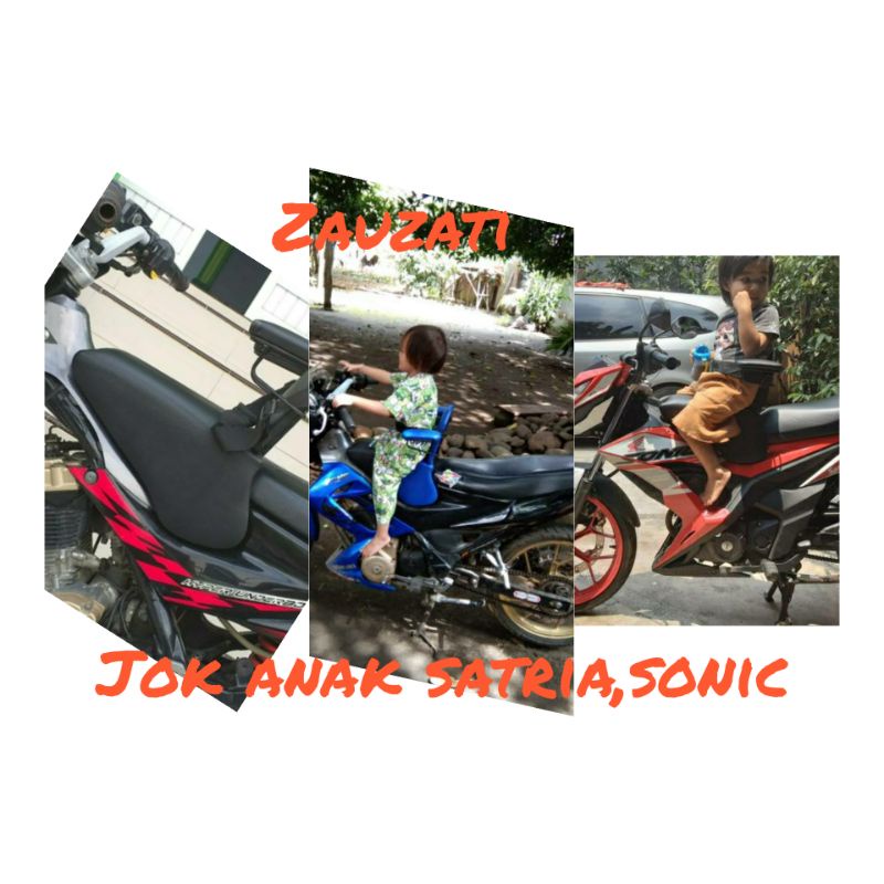 JOK BONCENGAN ANAK SUZUKI SATRIA &amp; HONDA SONIC LENGKAP