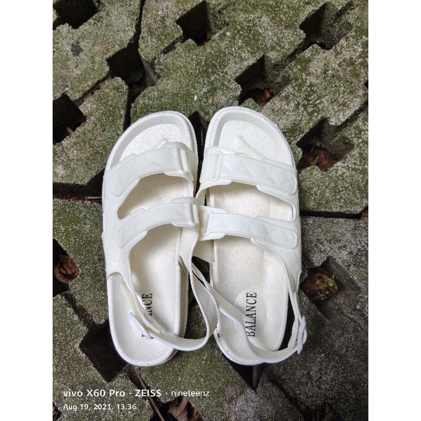 12.12 Birthday Sale New BLC 1728-X1 Sandal Tali Julia bacadeskripsi-NEWBrokenWhite