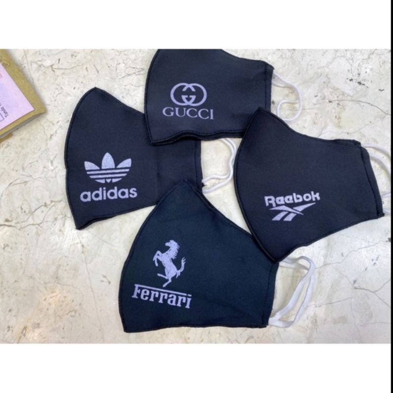 masker kain logo / masker kain