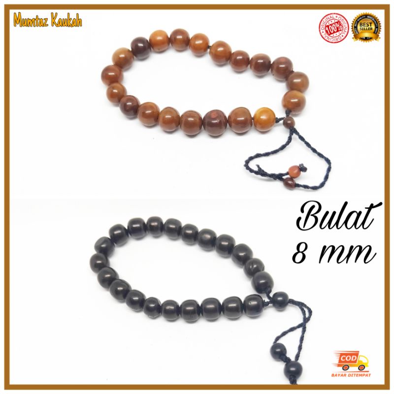 Gelang koka kaukah bulat 8 mm original kaoka kauka kaokah kokka