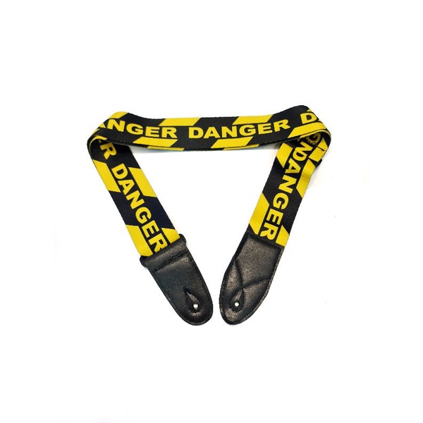 Strap Gitar dan Bass Akustik Elektrik Merk Cowboy Original Motif Danger Murah Jakarta