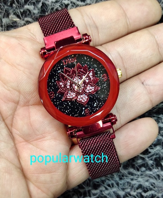 PROMO AKHIR TAHUN!!! Jam tangan magnet lotus (free box &amp; baterai cadangan)