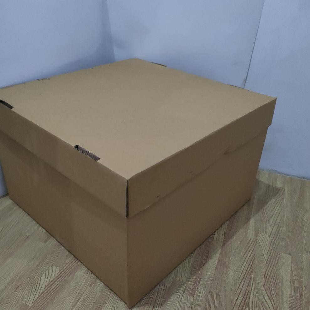 

[Terlaris Today] Box 40x40x25 cm (Set Top/Bot Asia) Kardus/Karton/Paking/Polos/Hampers/Boneka/Buah/P