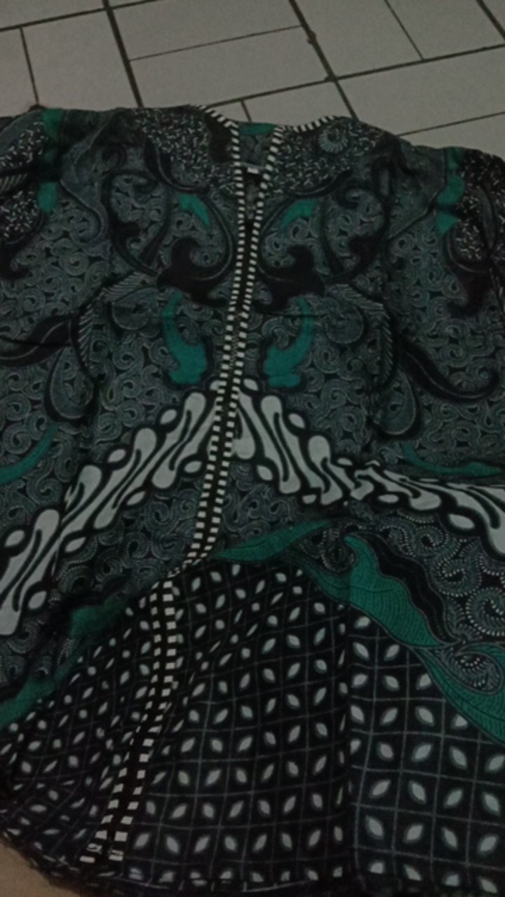 Batik Wanita Atasan Batik Ziper M L Xl Xxl Batik Kantor Keren Banget