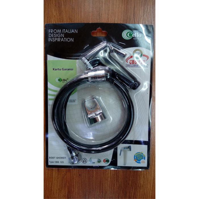 Shower Toilet / Jet Shower Hitam/Pink Cello