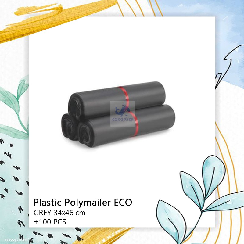 

Plastik Polymailer ECO GREY 34x46cm Pacgkaging Kemasan Online