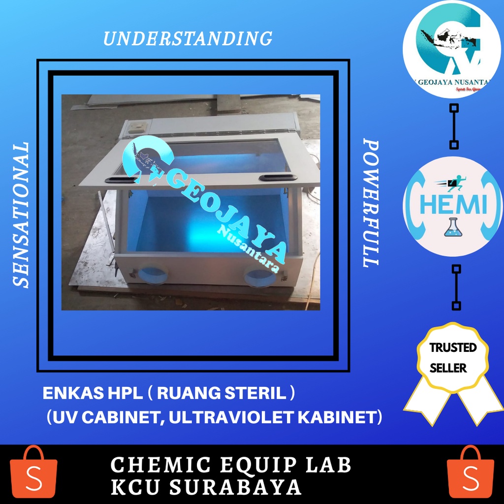 ENKAS HPL ( RUANG STERIL ) (UV CABINET, ULTRAVIOLET KABINET)