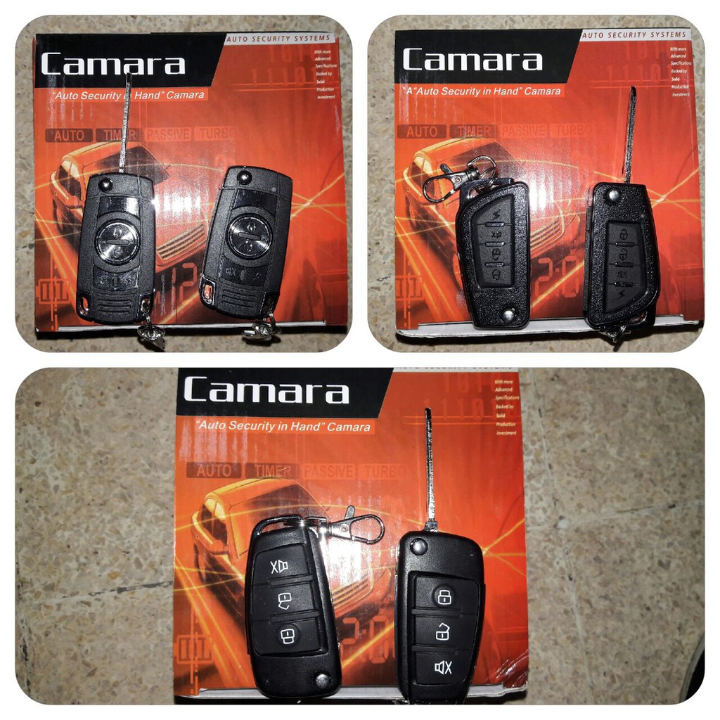 Alarm Kunci Mobil Universal Model Lipat /Flip Key Camara