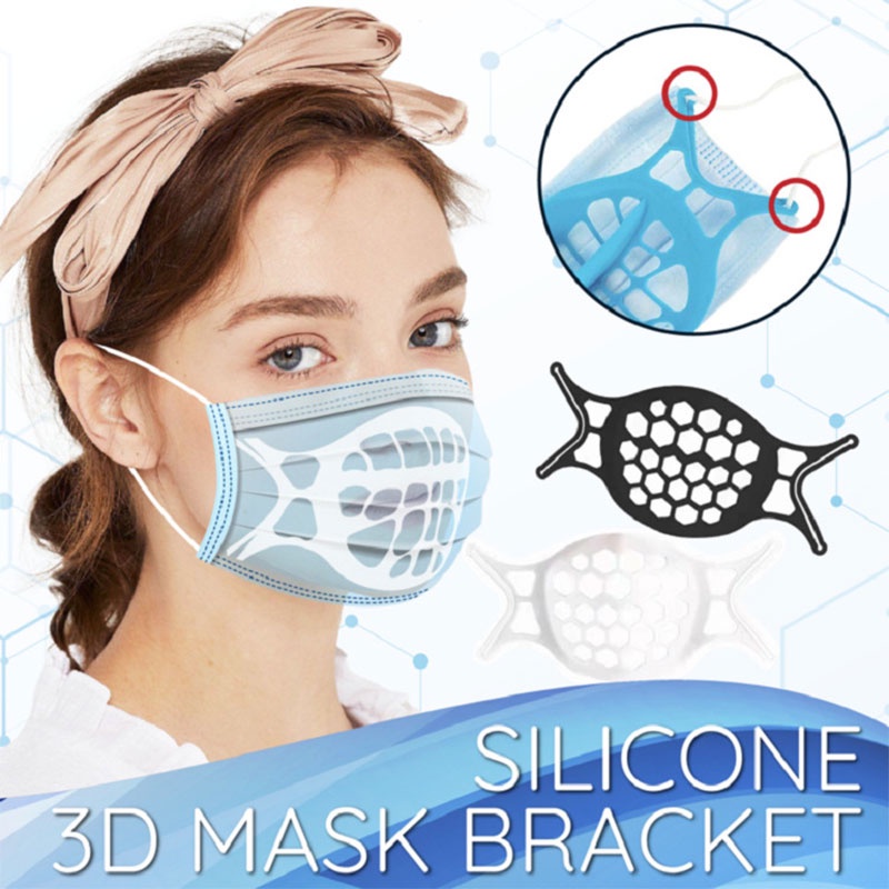 Pemegang Masker 3D Pemegang Silikon Lembut Respirator Tambahan Internal
