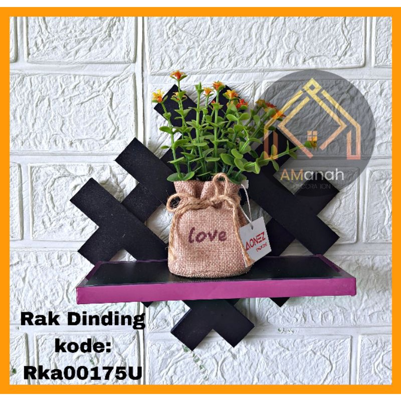 [COD] RAK PAGAR MINI RKA0175 - RAK DINDING GANTUNG RAK PAGAR HIAS MINIMALIS