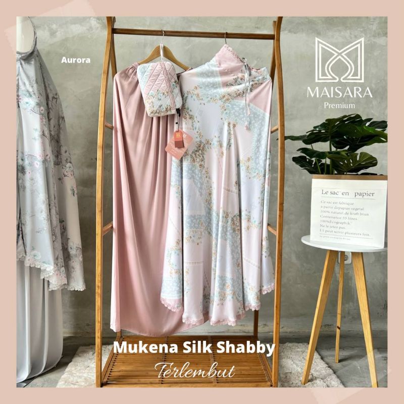 Mukena silk shabby aurora maisara premium