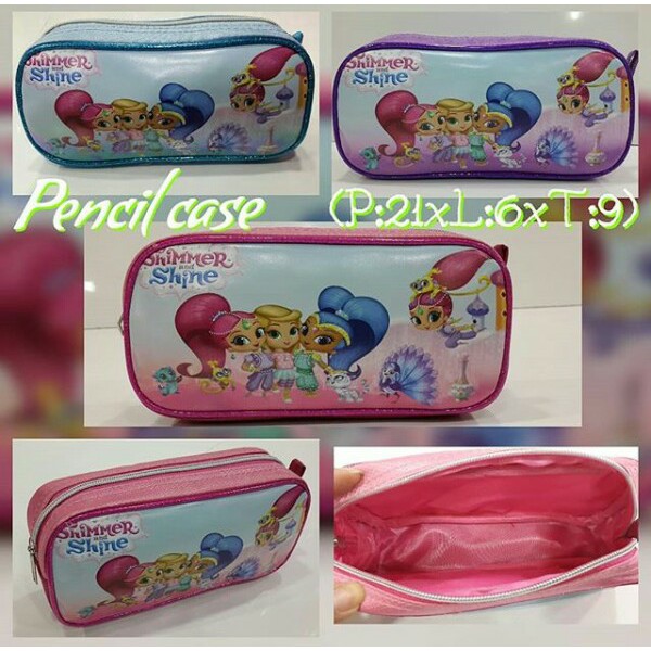 

Tempat Pensil Kotak Pensil Shimmer and Shine List Glitter