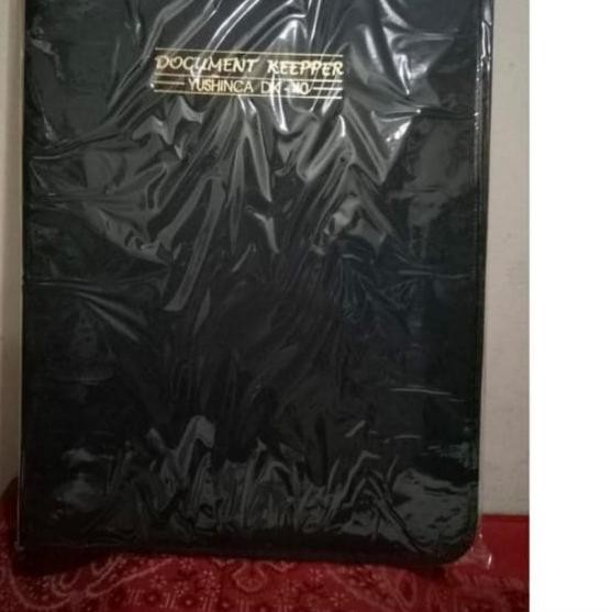 

☄ dokumen keeper 20 pocket resleting - Hitam ✳
