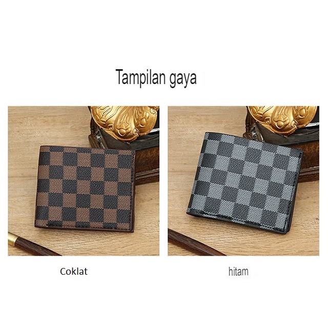 CYS CLASSIC Dompet Fashion Pria Dompet Kulit PU Leather Original Dompet Keren Murah Wallet Pria Murah D53