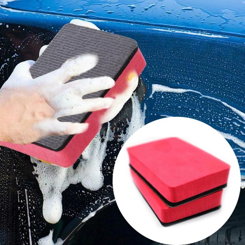 Universal Car Magic Clay Bar Pad Sponge Block /Cleaning Eraser Wax Polish Pad Tool / Car Wash Sponge Care Washing Tool