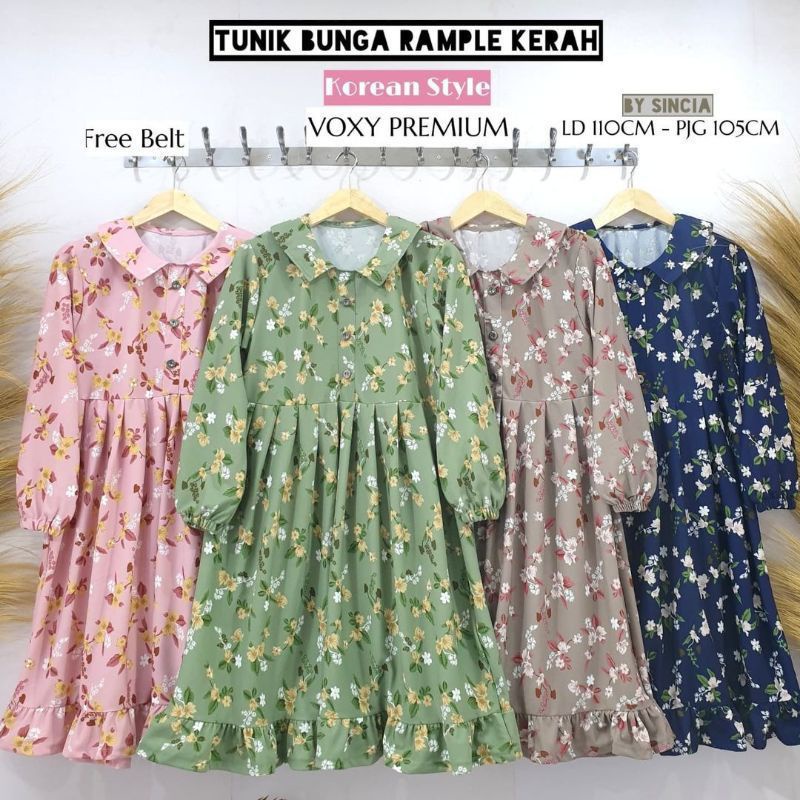 Merisa Long Tunik Katun Rayon