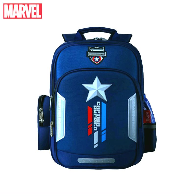 Tas Ransel sekolah Disney Marvel Tas Sekolah untuk Anak Laki-laki tk sd smp sma kuliah kerja CAPTEN