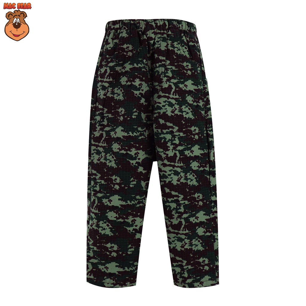 MacBear Celana Panjang Anak Laki laki Army Motif Kotak 6 MacBear Celana Panjang Anak Laki laki Army Motif Kotak 6
