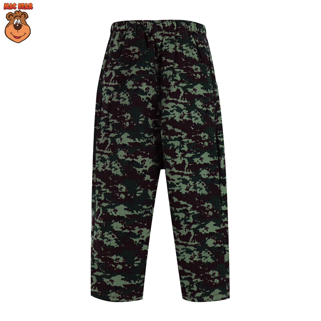 MacBear Celana  Panjang  Anak  Laki  laki  Army Motif Kotak 6 