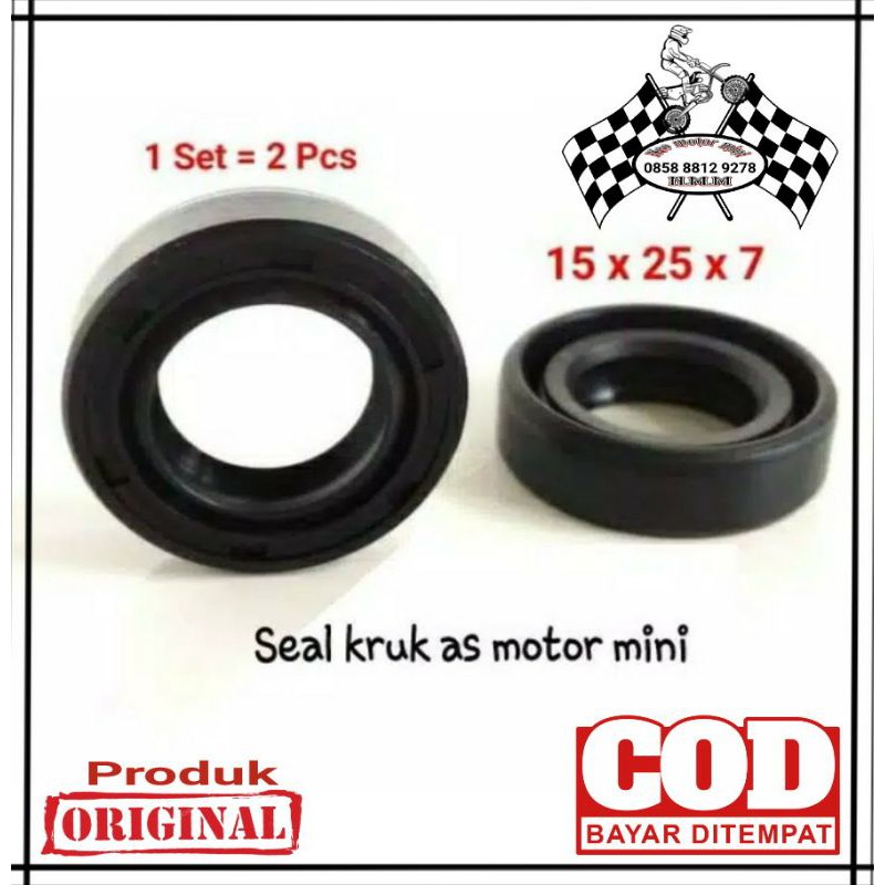 SEAL KRUK AS MOTOR MINI GP/MINI TRAIL/MINI ATV-MESIN RUMPUT 50cc