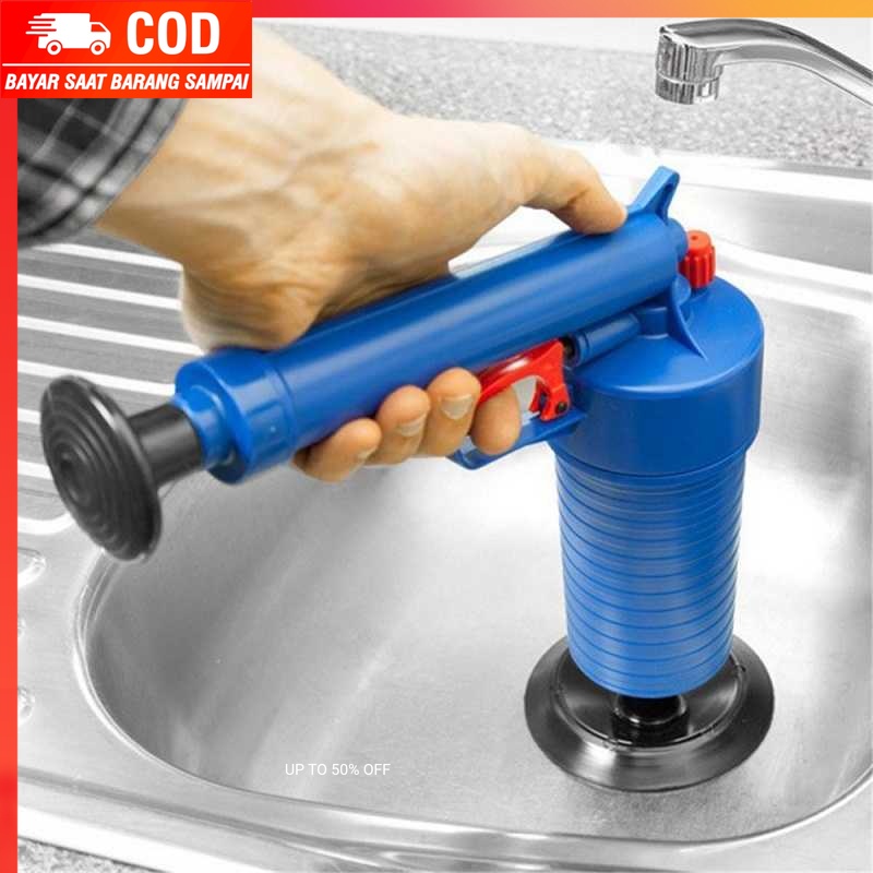 (100% BARANG ORI) Pompa Sedot Saluran WC Westafel Ledeng High Pressure Air Drain Plunger