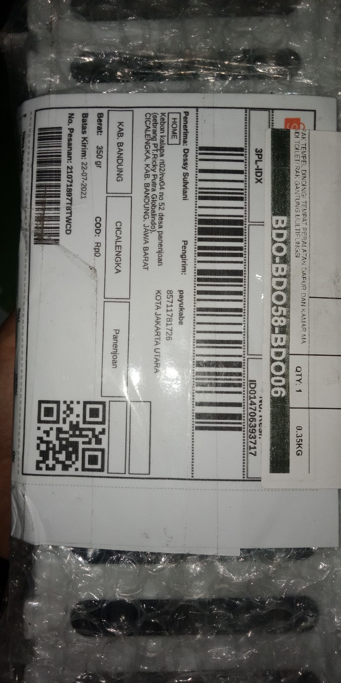 Rak Tempel Dinding Persegi/ Rak Kamar Mandi/ Rak Holder Tempel/ Tempat Peralatan Dapur Dan Kamar Mandi Toilet/ Rak Gantung Multifungsi