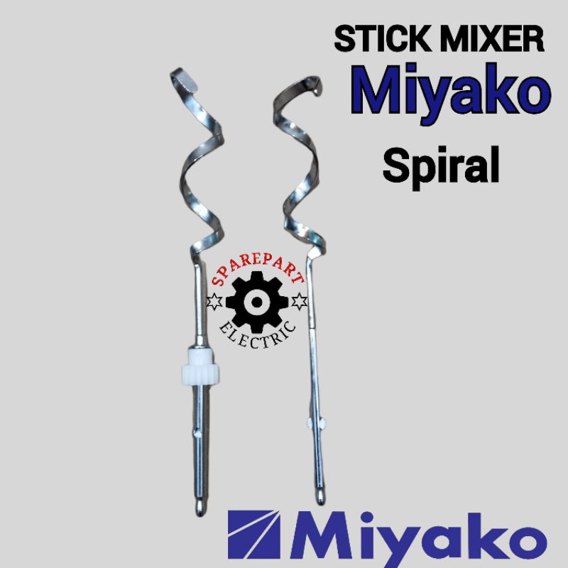 STICK MIXER PENGADUK KOCOKAN MIXER MIYAKO ORIGINAL 620 625 BEATER / SPIRAL