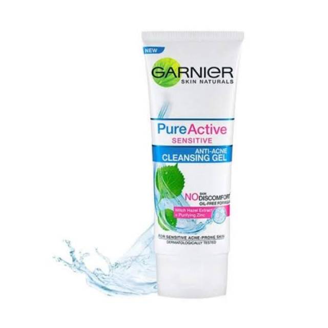 Garnier Pure Active Sensitive Anti Acne Cleansing Gel 50ml | 100ml