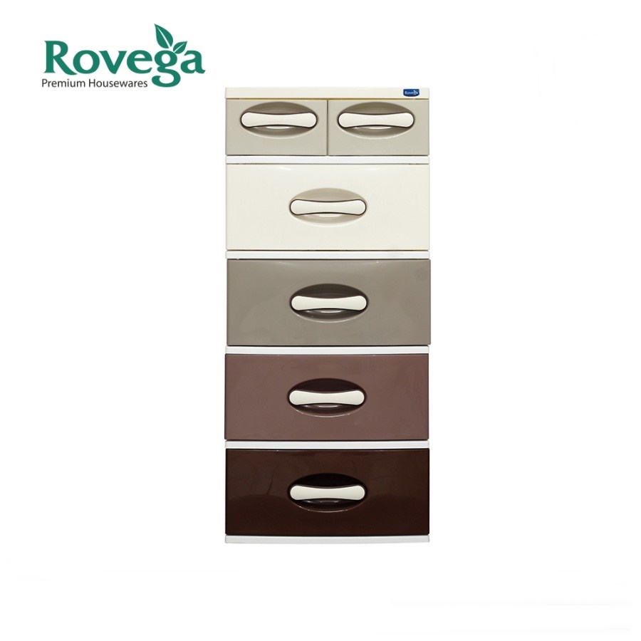 Rovega Lemari Cabinet Plastik 5 Susun / CKH-540-5