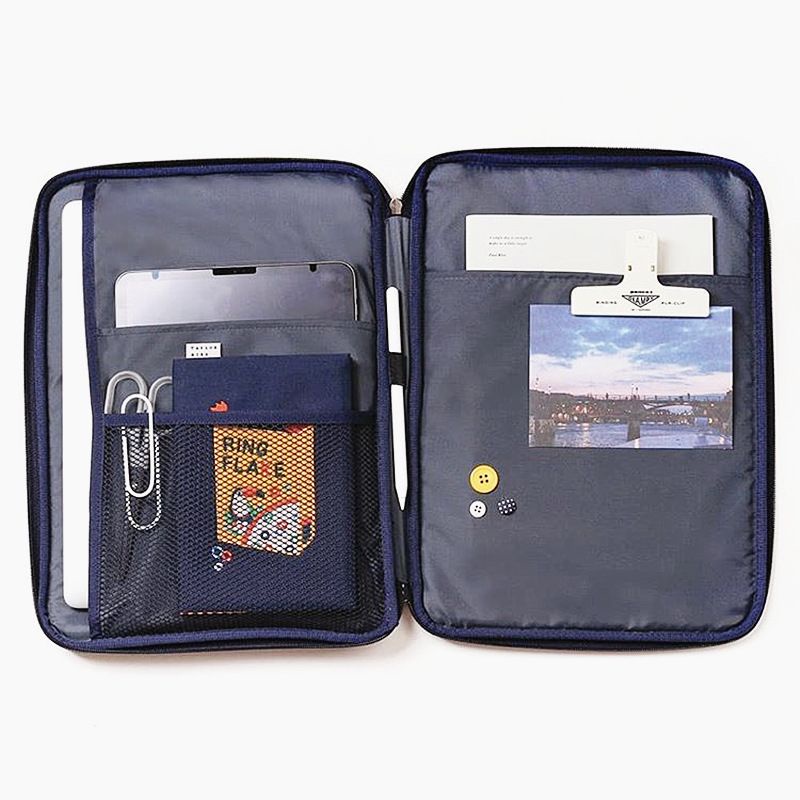 Sleeve Pouch Sarung Tas Bag Case Ipad Tab Tablet Macbook Air Pro Laptop Asus Acer Lenovo HP Huawei 11 12 13 14 15 inch Motif Gambar Egg Bird Burung Woodpecker Flakes Warna Kuning Biru Navy Lucu Cute Murah Korean Model Banyak Slot Ruang Stationary