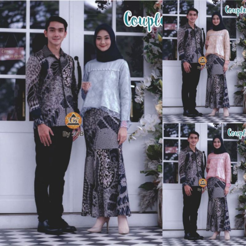 couple brokat couple kebaya couple modern couple keluarga couple batik sarimbit kebaya tunangan
