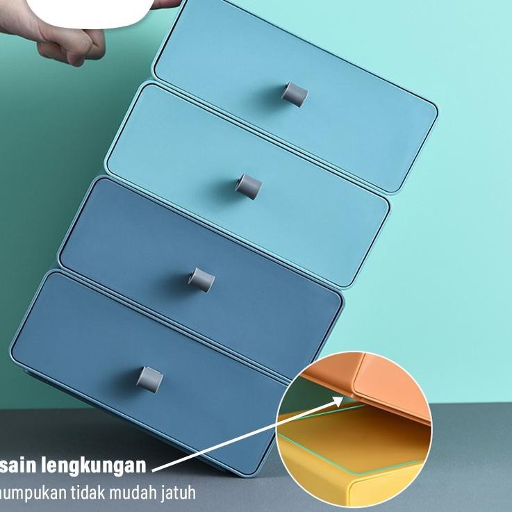 Laci Susun Mini / Laci Susun Warna Macaron C29 / Rak Laci Tempat Penyimpanan Barang Serbaguna 1Pcs