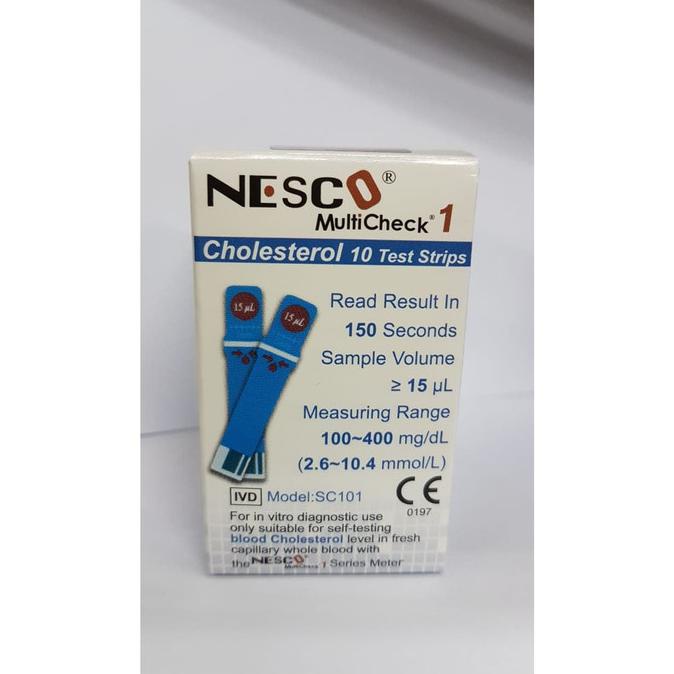 Nesco Strip Tes Kolesterol / Cholesterol Test Strips Original Termurah