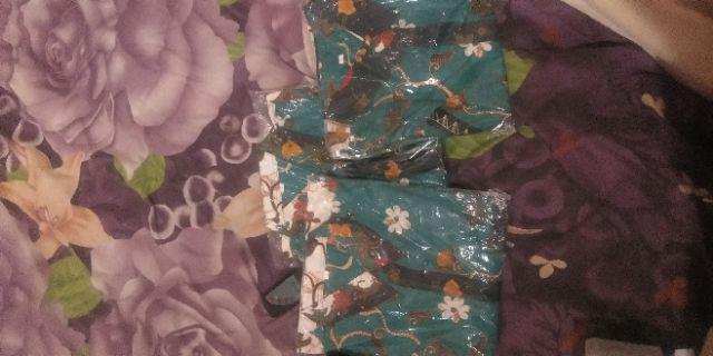 Couple Batik 186 Sarimbit Wanita Setelan Rok + Blouse Seragam Keluarga Katun (harga Terpisah)