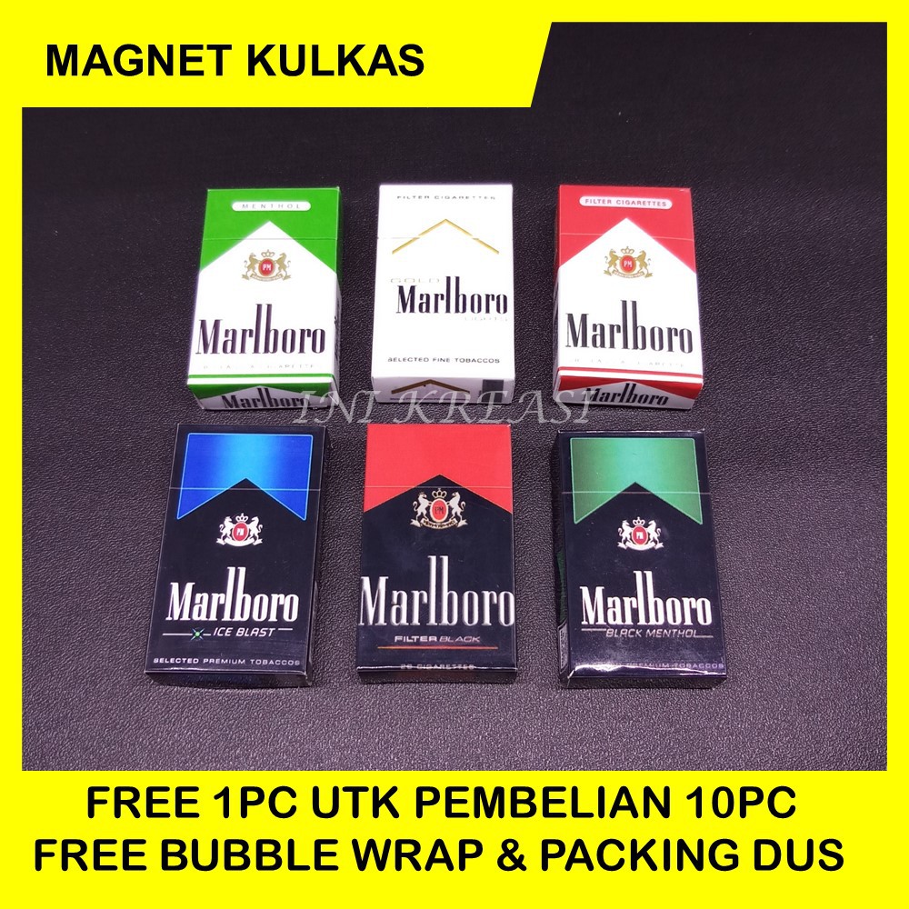 Magnet Miniatur Tempelan Kulkas Rokok Marlboro Shopee Indonesia
