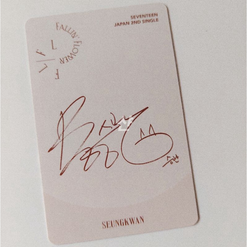 SEVENTEEN Seungkwan Fallin' Flower